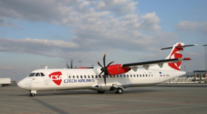 Det tjeckiska flygbolaget Czech Airlines är tillbaka för att trafikera sträckan Växjö-Prag.